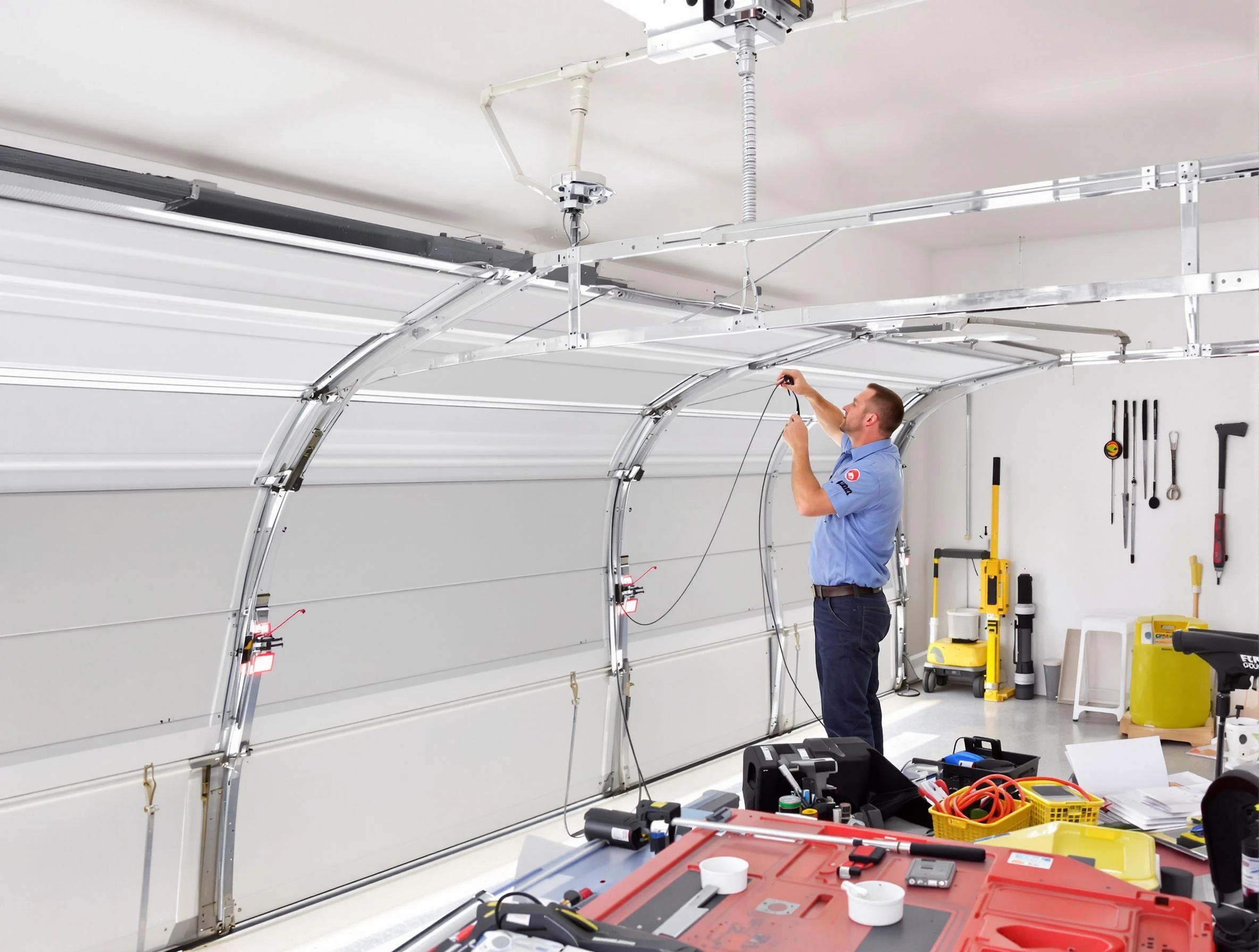 Garage door cable repair service by Franklin Park Garage Door Repair in Franklin Park